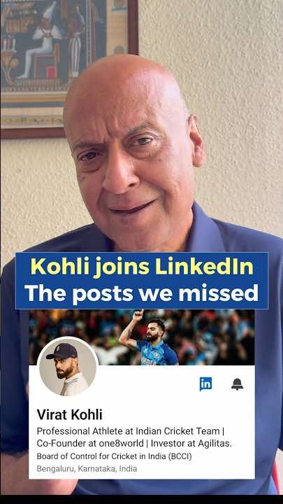 The LinkedIn posts that Kohli never made.